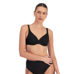 Berlei Barely There Lace Contour Bra in Black - Front View Two