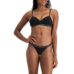 Bonds Hipster Flex It Wirefree Bra in Black - Front View