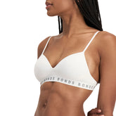 Bonds Hipster Flex It Wirefree Bra in White - Close Up