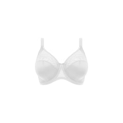 Elomi Cate Full Cup Banded Bra in White - Cut Out