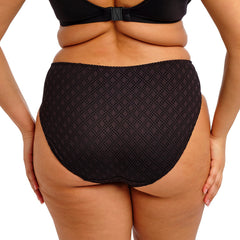 Elomi Bazaruto Mid Rise Bikini Brief in Black - Back View