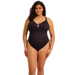 Elomi Bazaruto Non Wired Swimsuit in Black - Front View