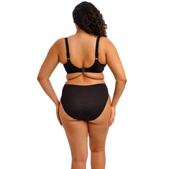 Elomi Bazaruto Plunge Bikini Top in Black - Back View