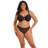 Elomi Charley Bandless Spacer Moulded Bra in Balck - Front View
