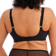 Elomi Charley Stretch Plunge Bra in Black - Back View