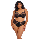 Elomi Matilda Plunge Bra in Black - Front View