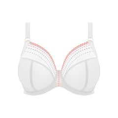 Elomi Matilda Plunge Bra in White - Cut Out