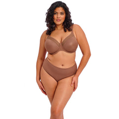 Elomi Smooth Moulded Bra in Clove - Front View