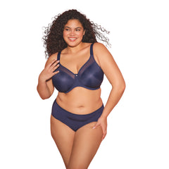 Elomi Smooth Moulded Bra in Midnight - Styled View