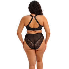 Elomi Tiernie Stretch Plunge Bra in Black - Racer Back