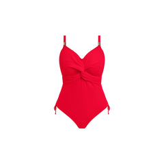 Fantasie Ottawa Twist Front Swimsuit in Radiant Red - Cut Out