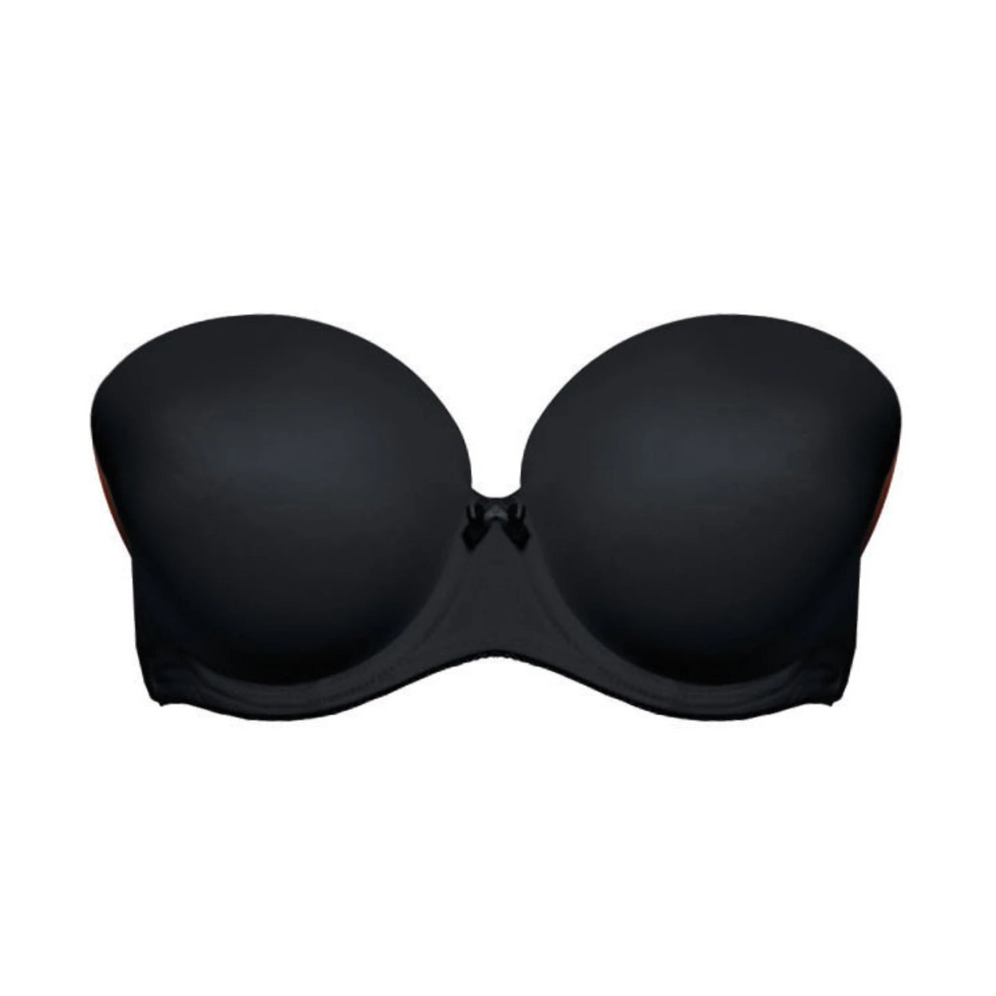 Freya Deco Molded Strapless Bra in Black - Cut Out