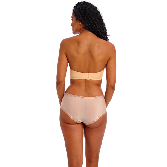 Freya Deco Molded Strapless Bra in Nude - Back View