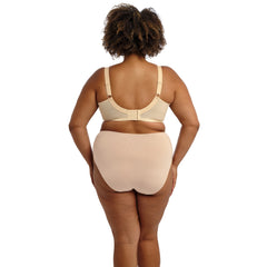 Goddess Keira Banded Bra in Nude - Back View