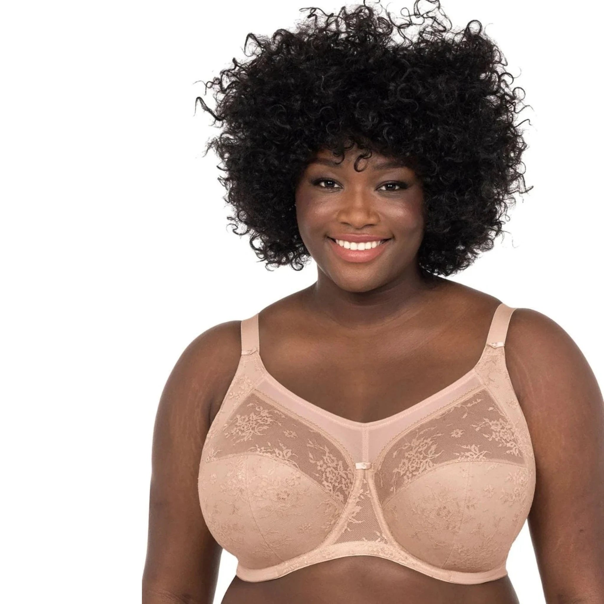 Goddess Verity Full Cup Bra in Fawn - Front View
