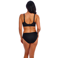 Wacoal Back Appeal Black Classic Underwire Bra in Black - Back View