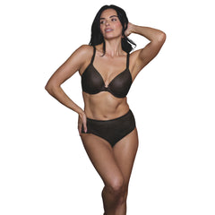Wacoal Back Appeal Front Fastener Bra in Black - Front View