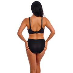 Wacoal Back Appeal Wire Free Bra in Black - Back View