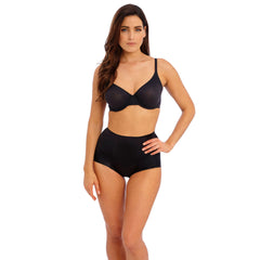 Wacoal Ines Secret Shaping Brief in Black - Front View