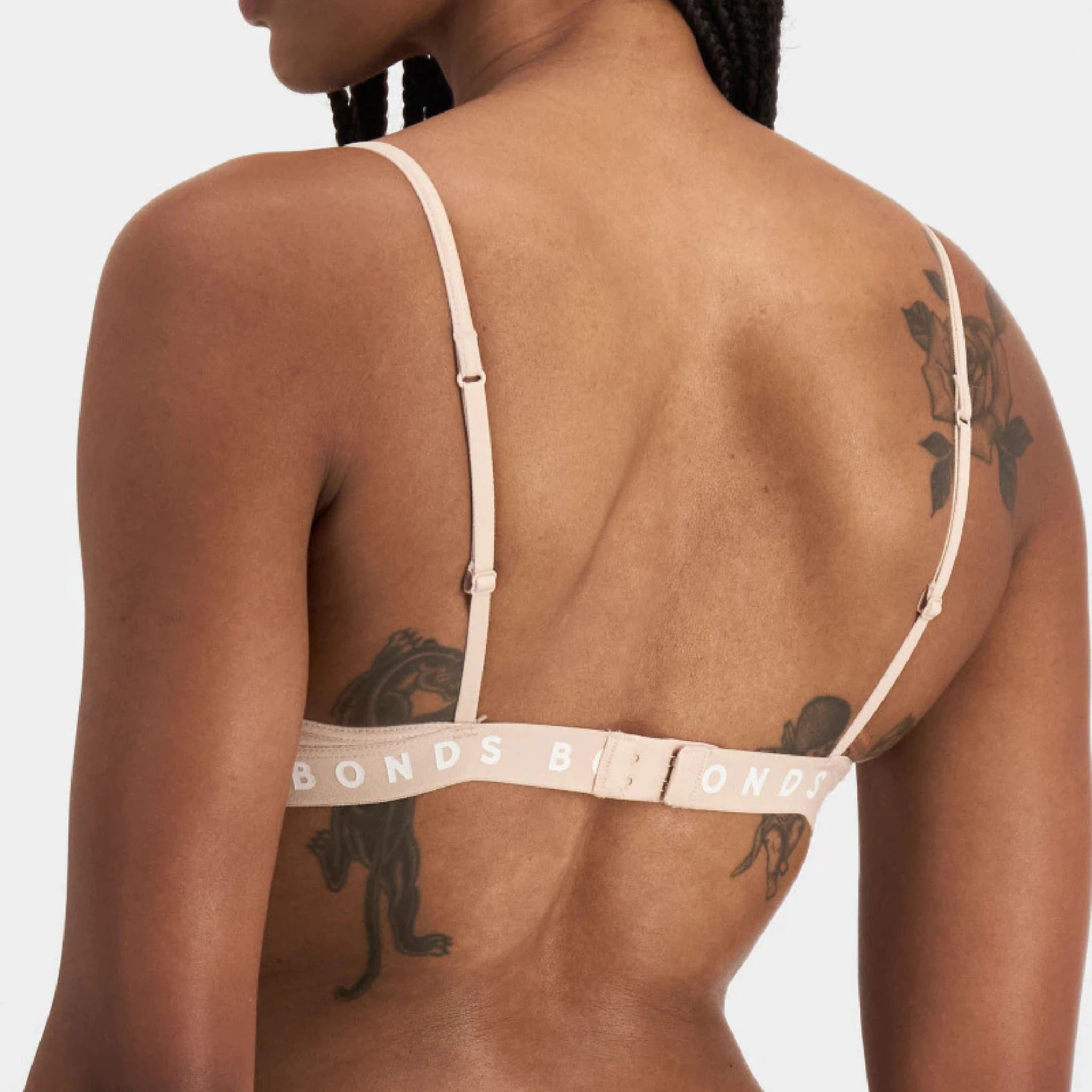 Bonds Hipster Flex It Wirefree Bra in Base Blush - Back View