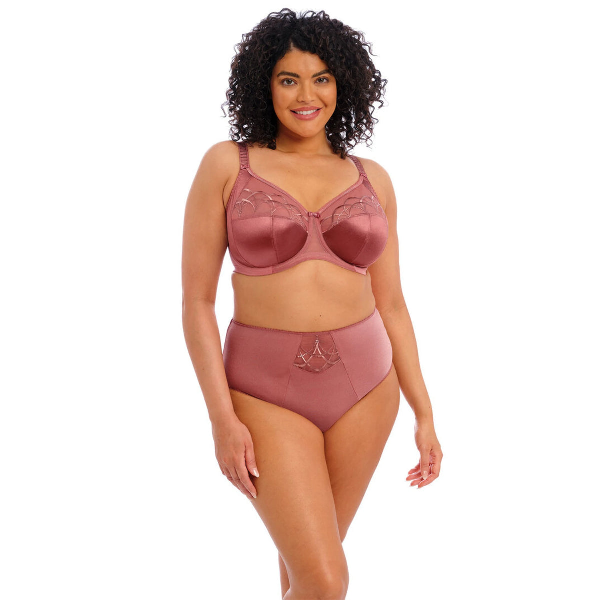 Elomi Cate Full Cup Banded Bra in Rosewood - Front View