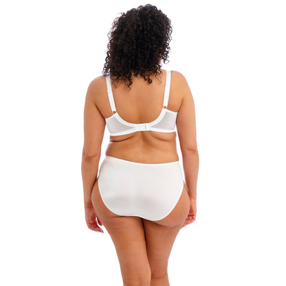 Elomi Cate Full Cup Banded Bra in White - Back View