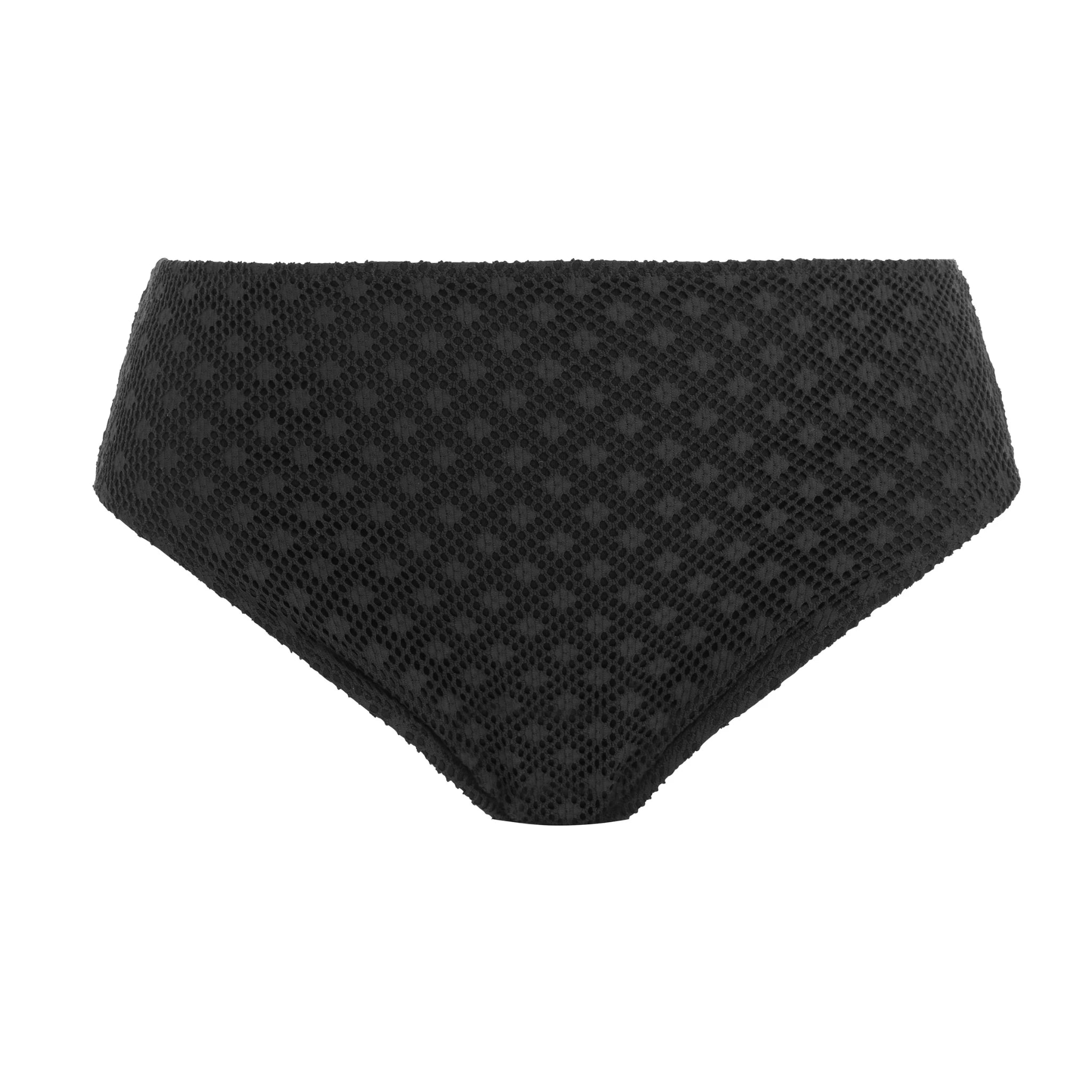 Elomi Bazaruto Mid Rise Bikini Brief in Black - Cut Out
