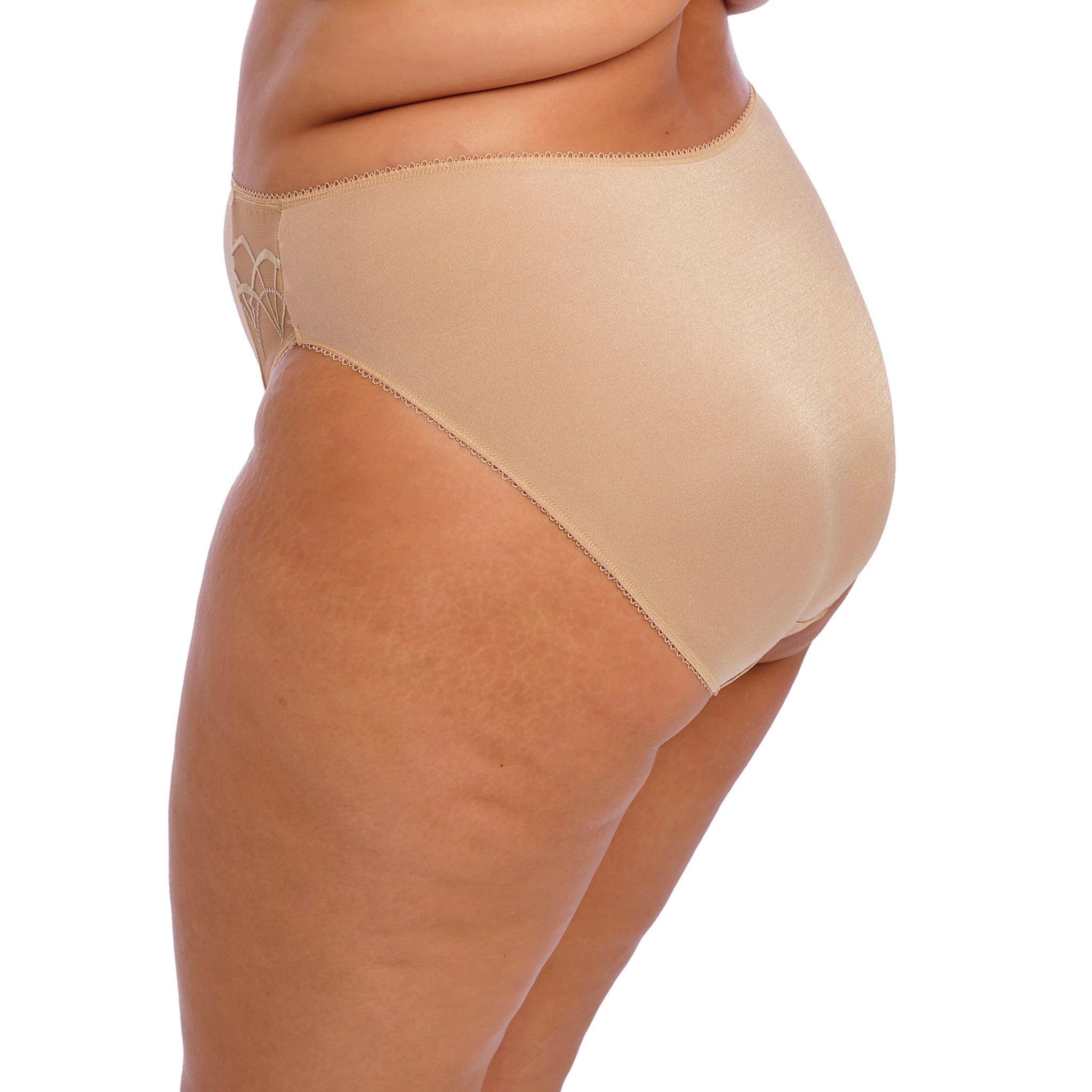 Elomi Cate Brief in Hazel - Side View