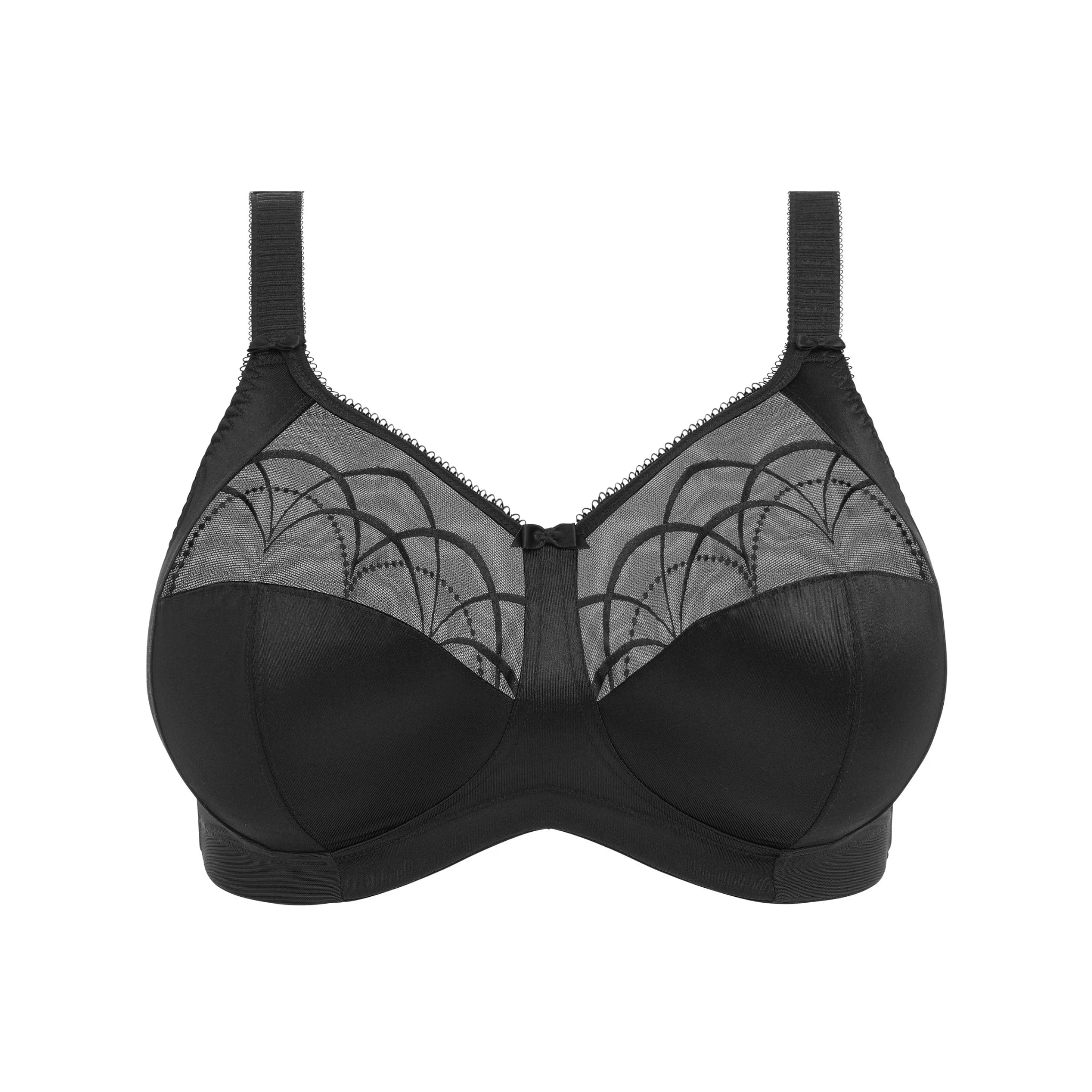 Elomi Cate Soft Cup Bra in Black - Cut Out