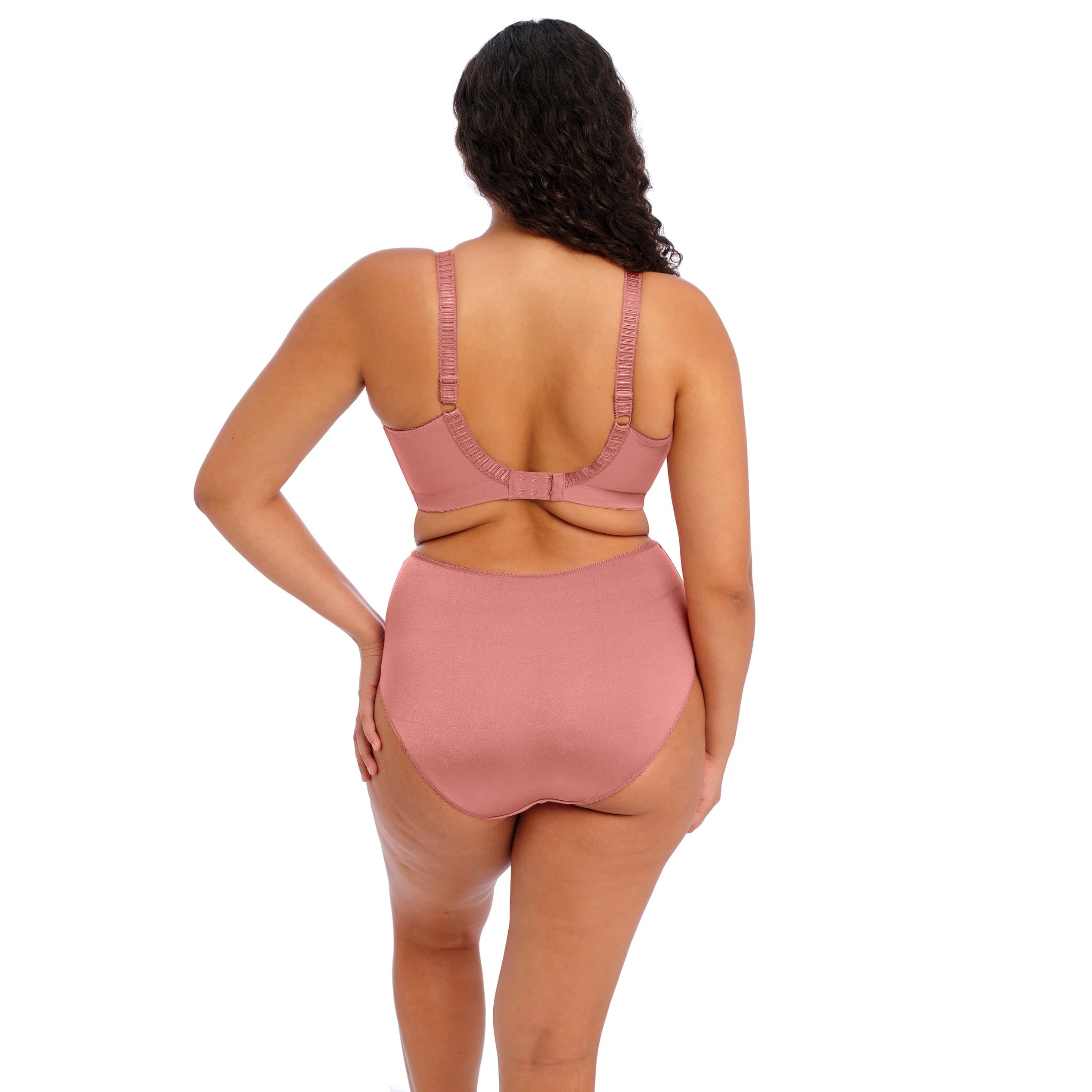 Elomi Cate Soft Cup Bra in Rosewood - Back View