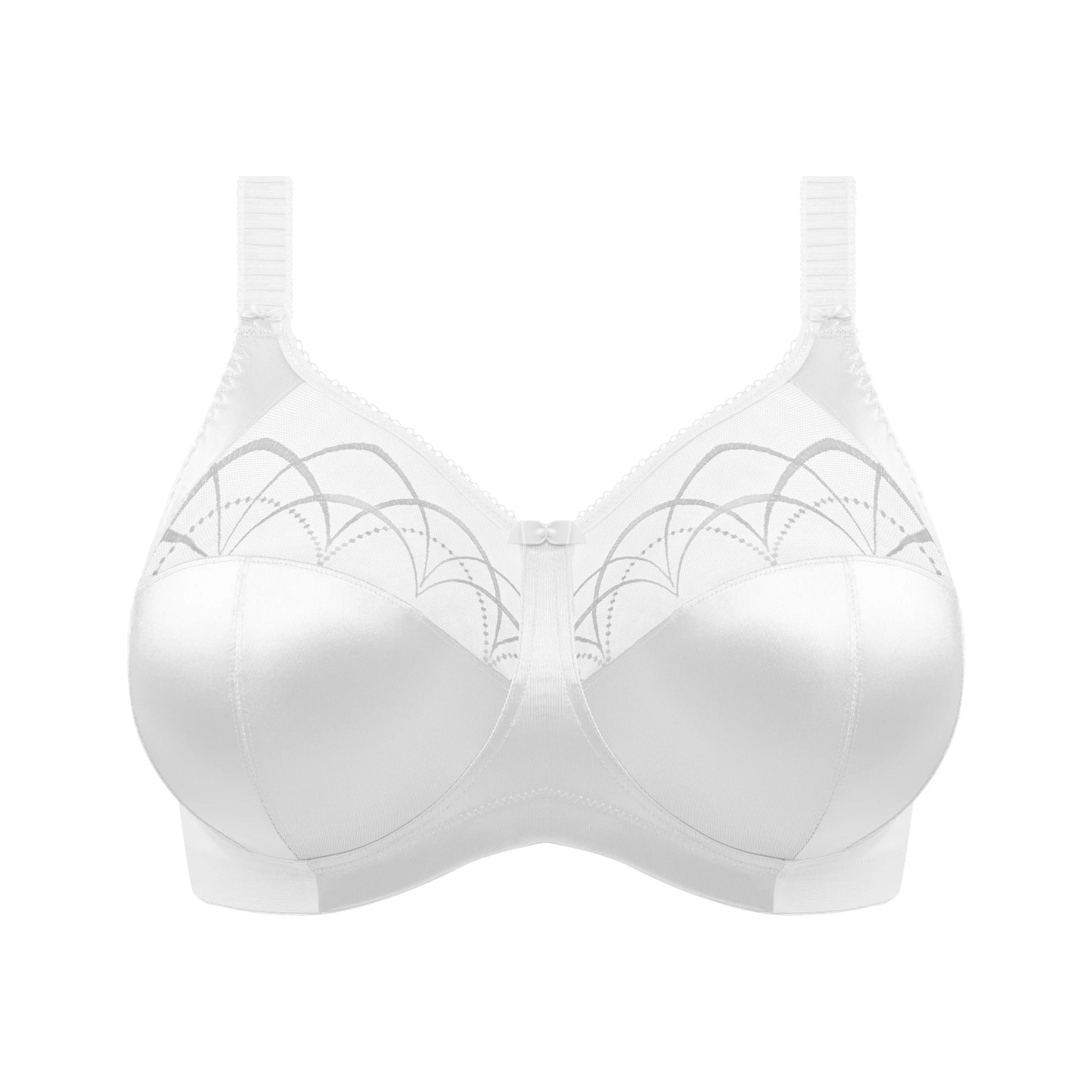 Elomi Cate Soft Cup Bra in White - Cut Out