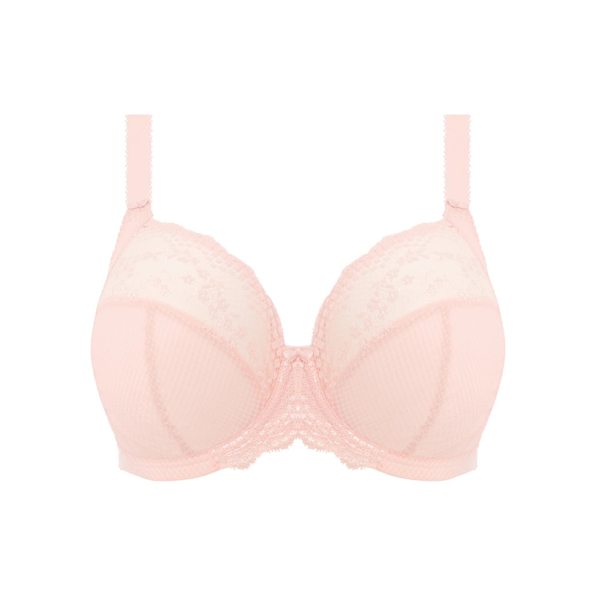 Elomi Charley Stretch Plunge Bra in Ballet Pink - Cut Out