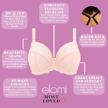 Elomi Charley Underwire Plunge Bra