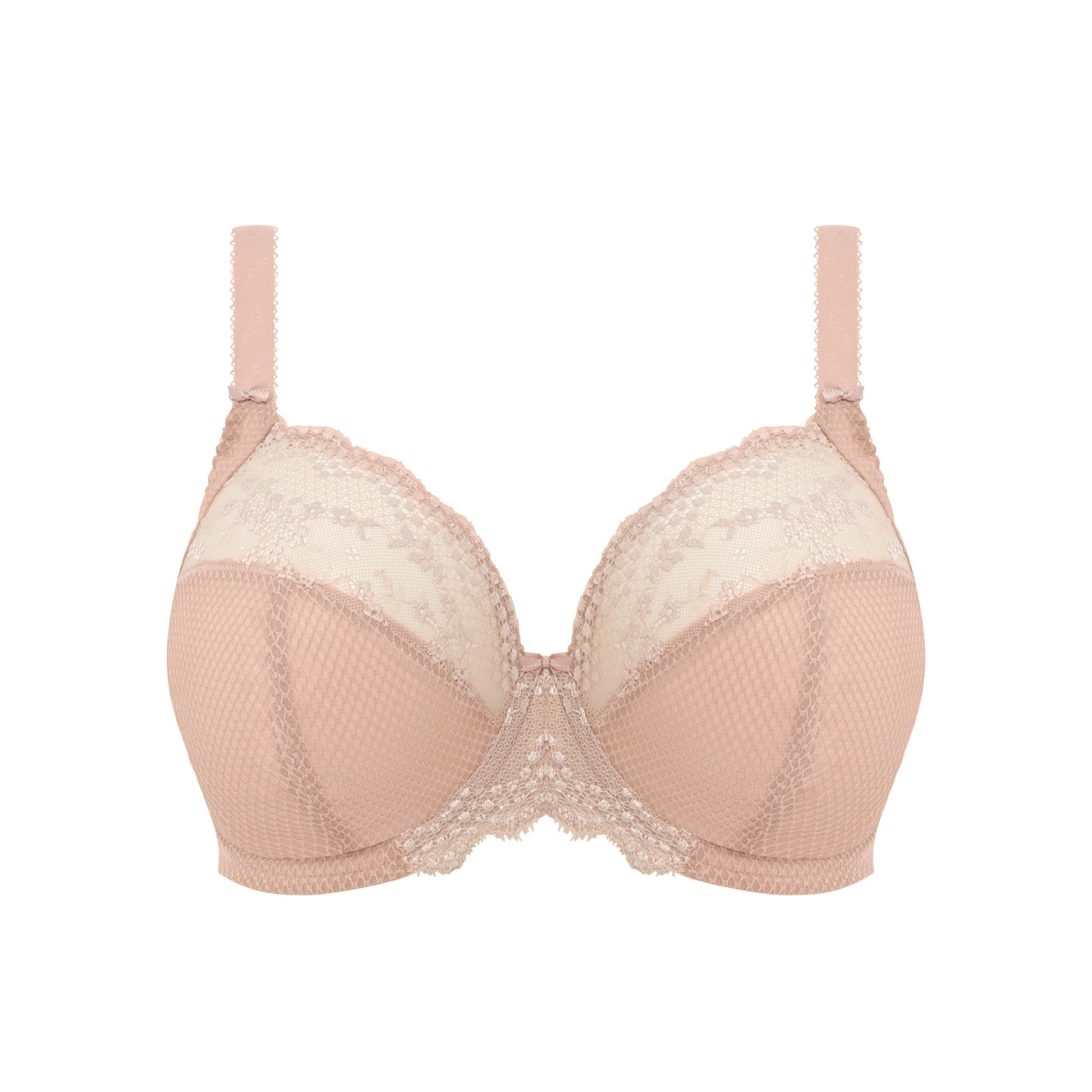 Elomi Charley Stretch Plunge Bra in Fawn - Cut Out