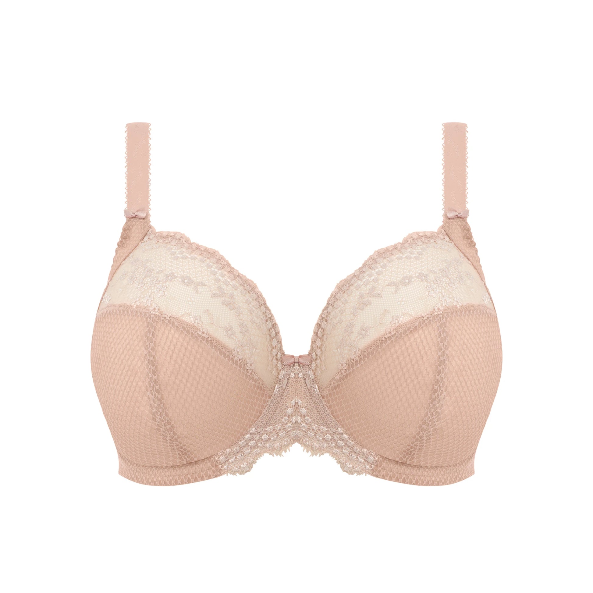 Elomi Charley Stretch Plunge Bra in Fawn - Cut Out
