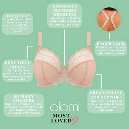 Elomi Charley Underwire Plunge Bra