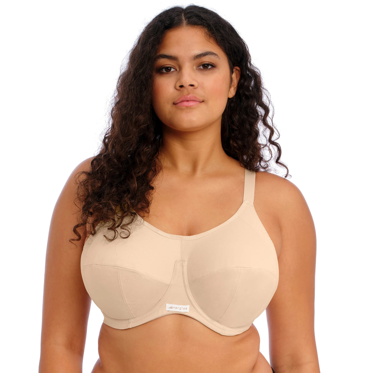 Elomi Energise Sports Bra in Nude - Front View