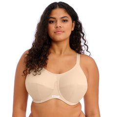Elomi Energise Sports Bra in Nude - Front View