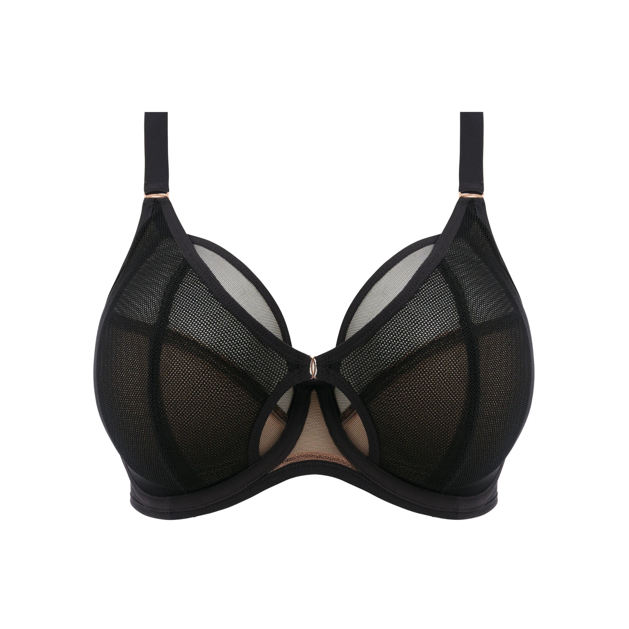 Elomi Kintai Plunge Bra in Black - Cut Out