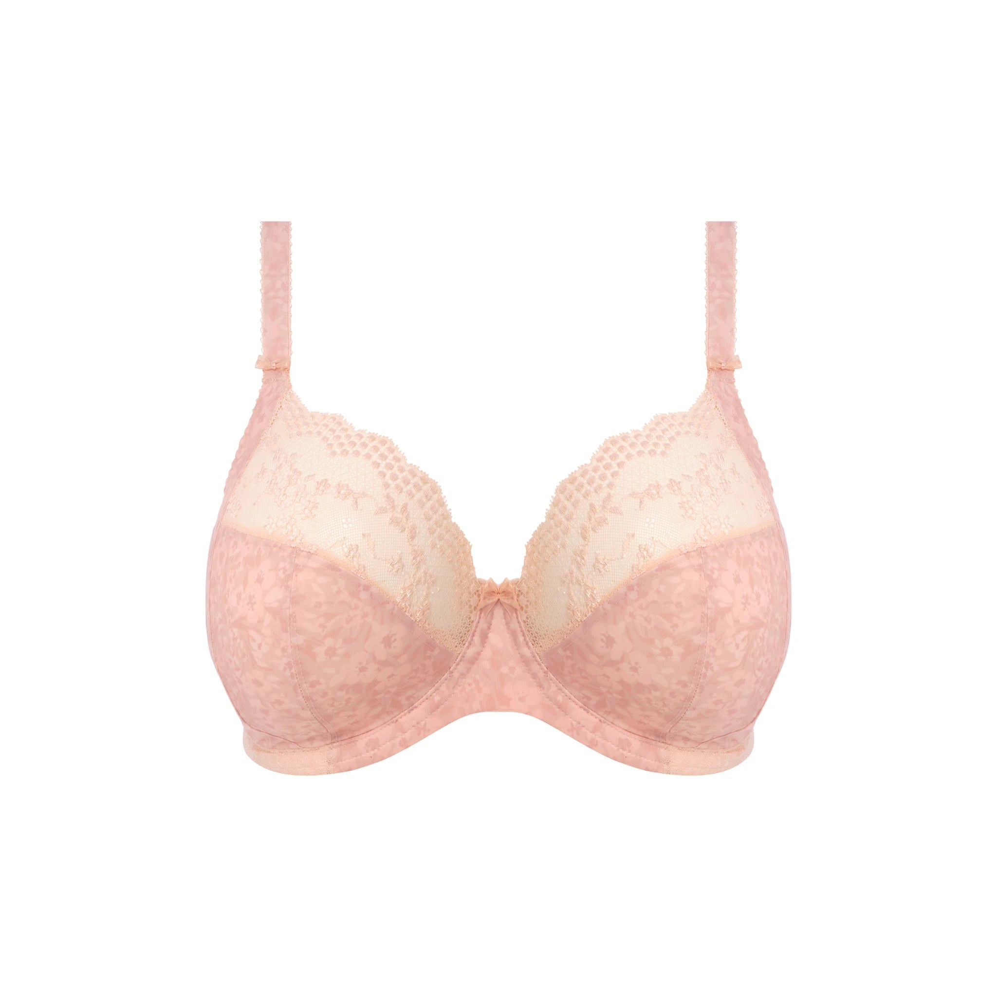 Elomi Lucie Stretch Plunge Bra in Pale Blush - Cut Out