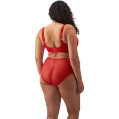 Elomi Matilda Plunge Bra in Haute Red - Back View