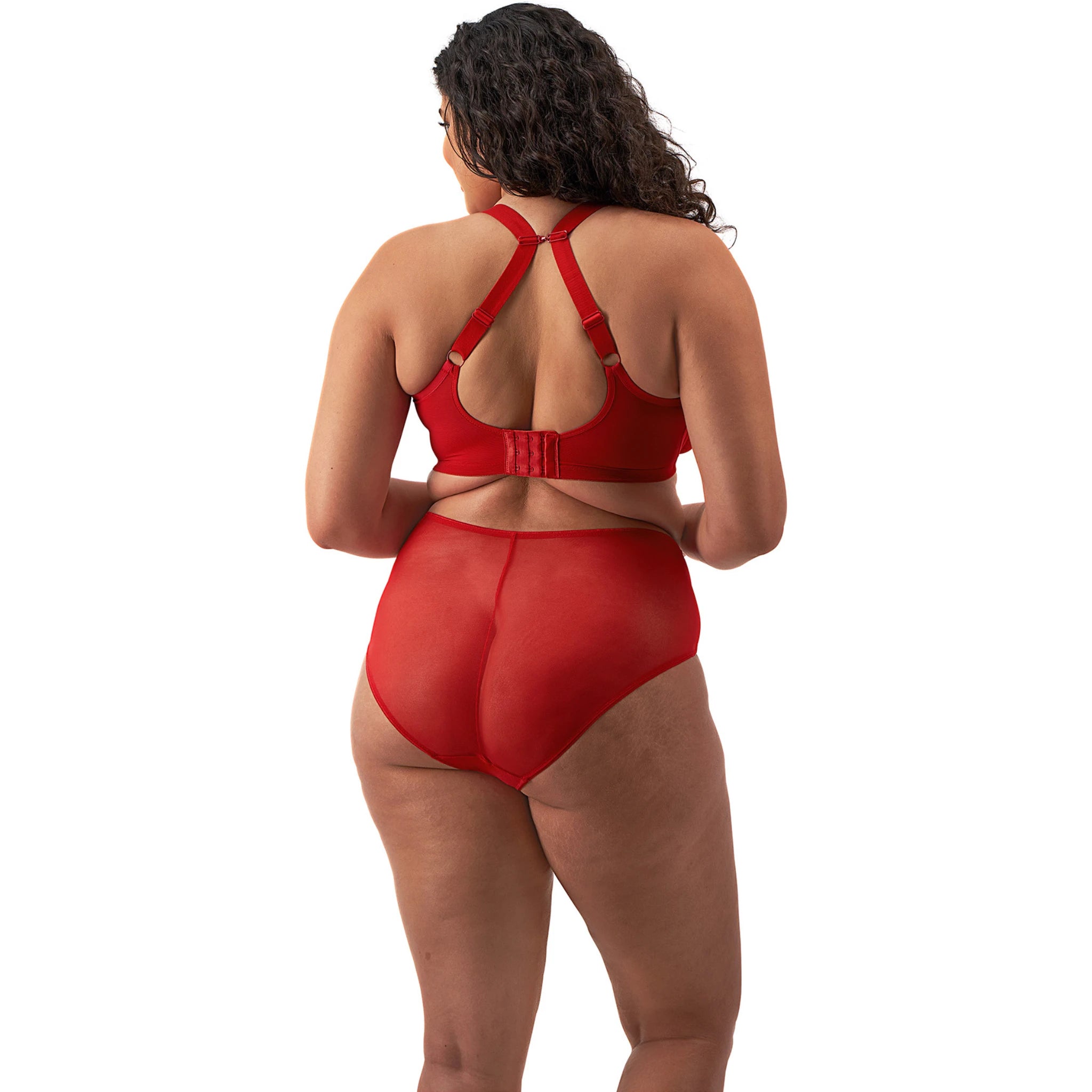 Elomi Matilda Plunge Bra in Haute Red - Racer Back