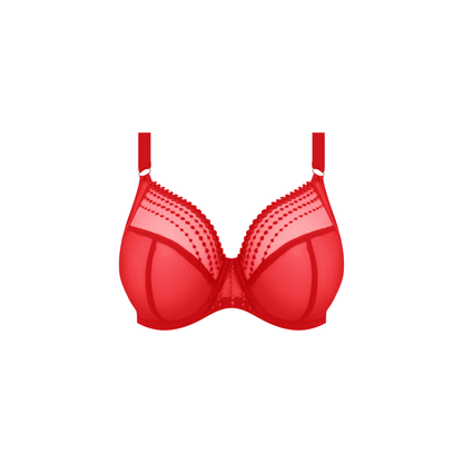 Elomi Matilda Underwire Plunge Bra - Haute Red