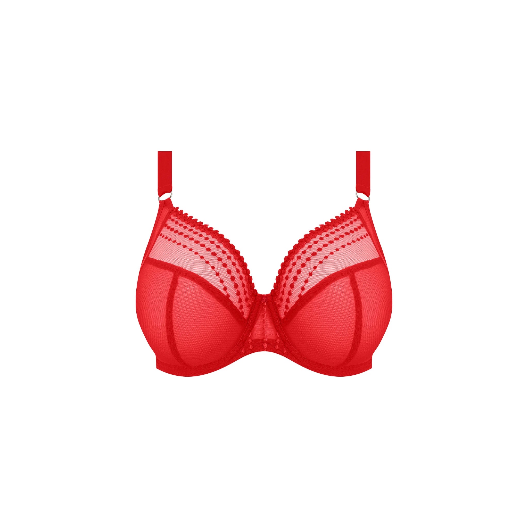 Elomi Matilda Plunge Bra in Haute Red - Cut Out