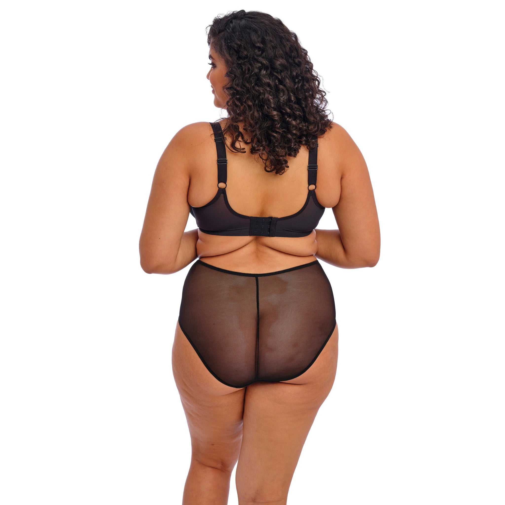 Elomi Matilda Plunge Bra in Black - Back View