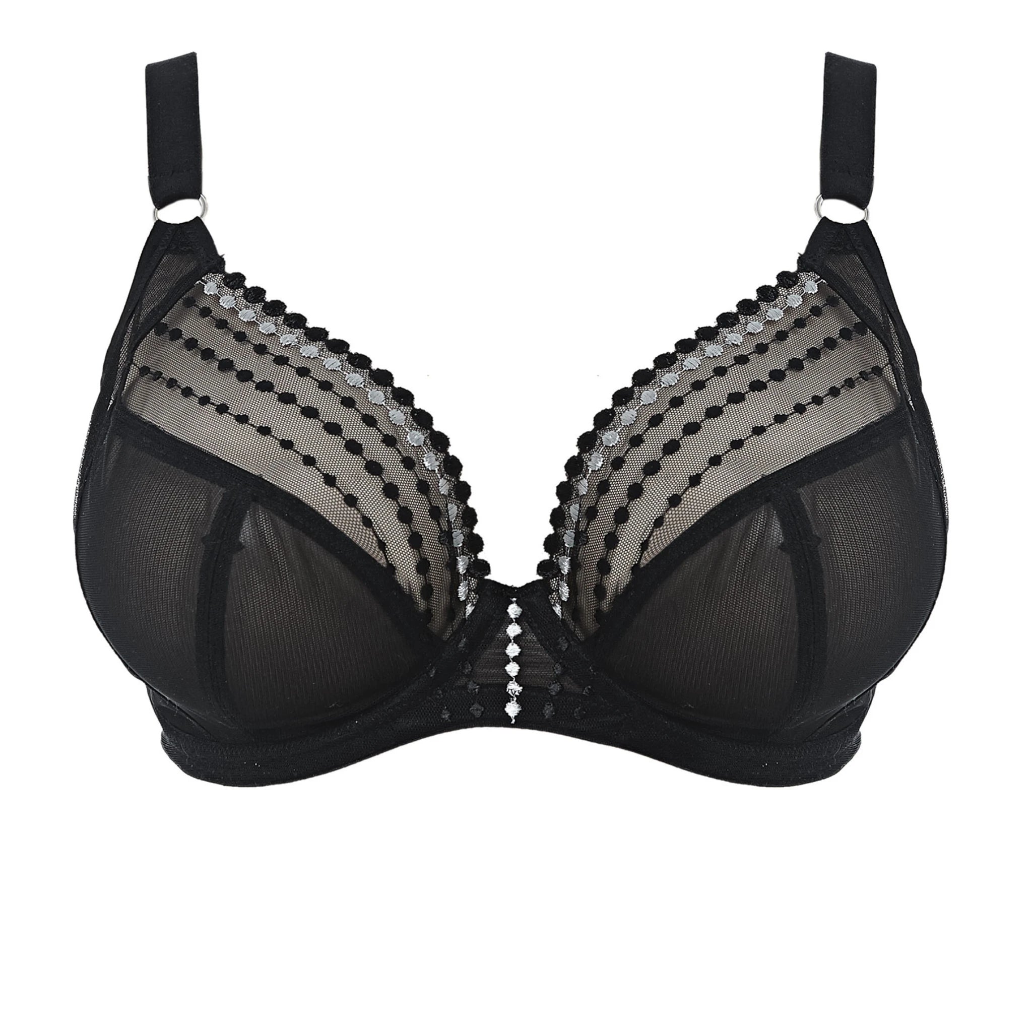 Elomi Matilda Plunge Bra in Black - Cut Out