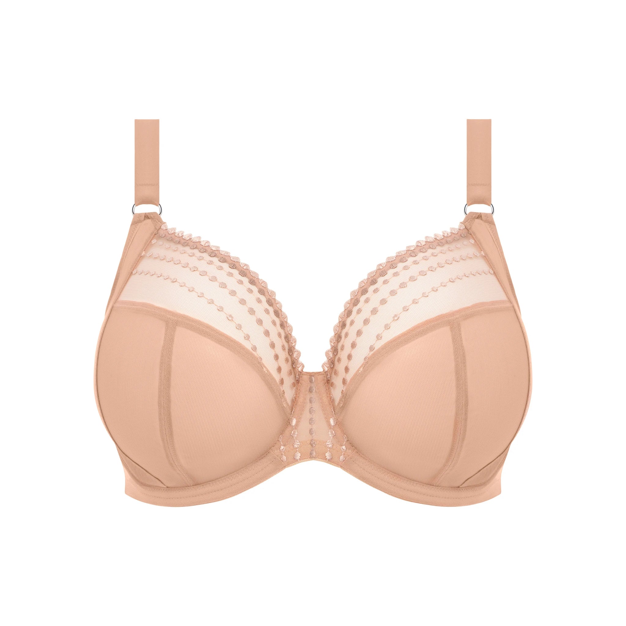 Elomi Matilda Plunge Bra in Cafe Au Lait - Cut Out