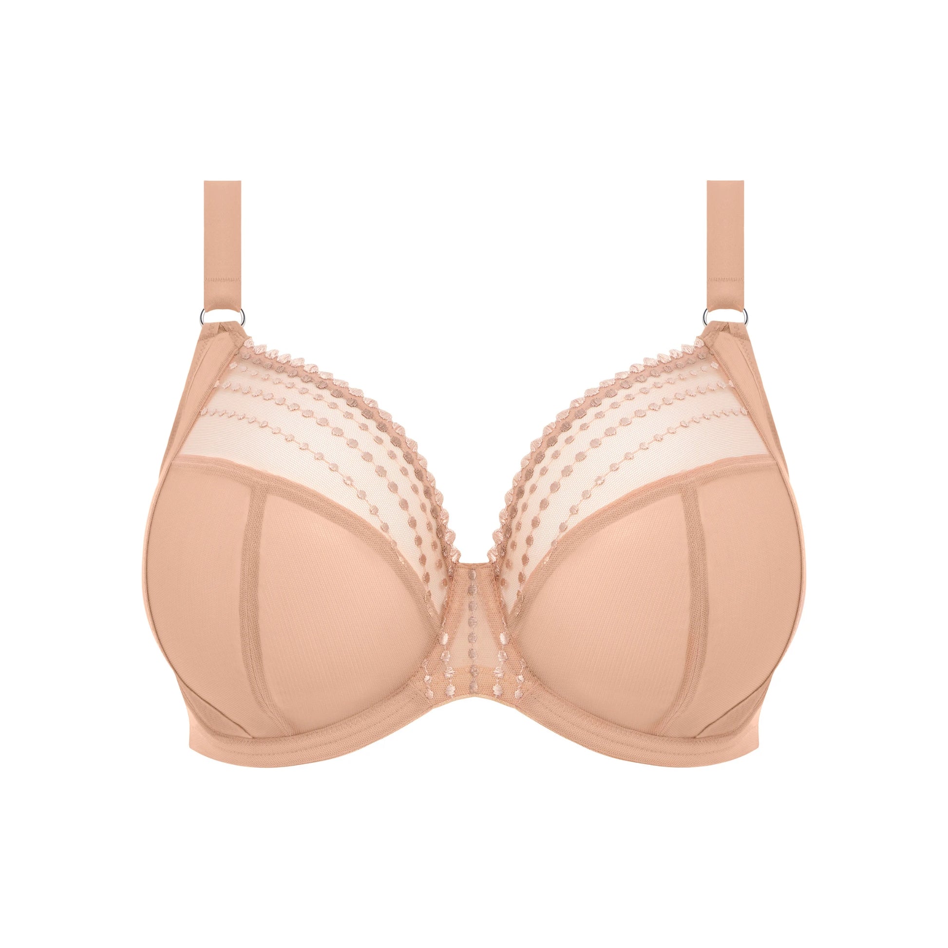 Elomi Matilda Plunge Bra in Cafe Au Lait - Cut Out