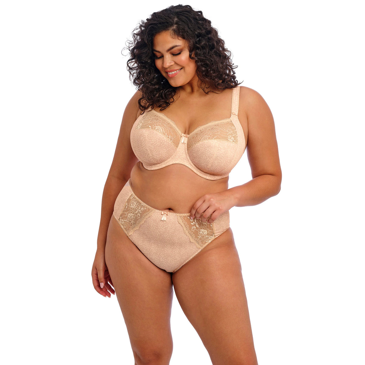 Elomi Morgan Stretch Banded Bra in Cameo Rose - Front View