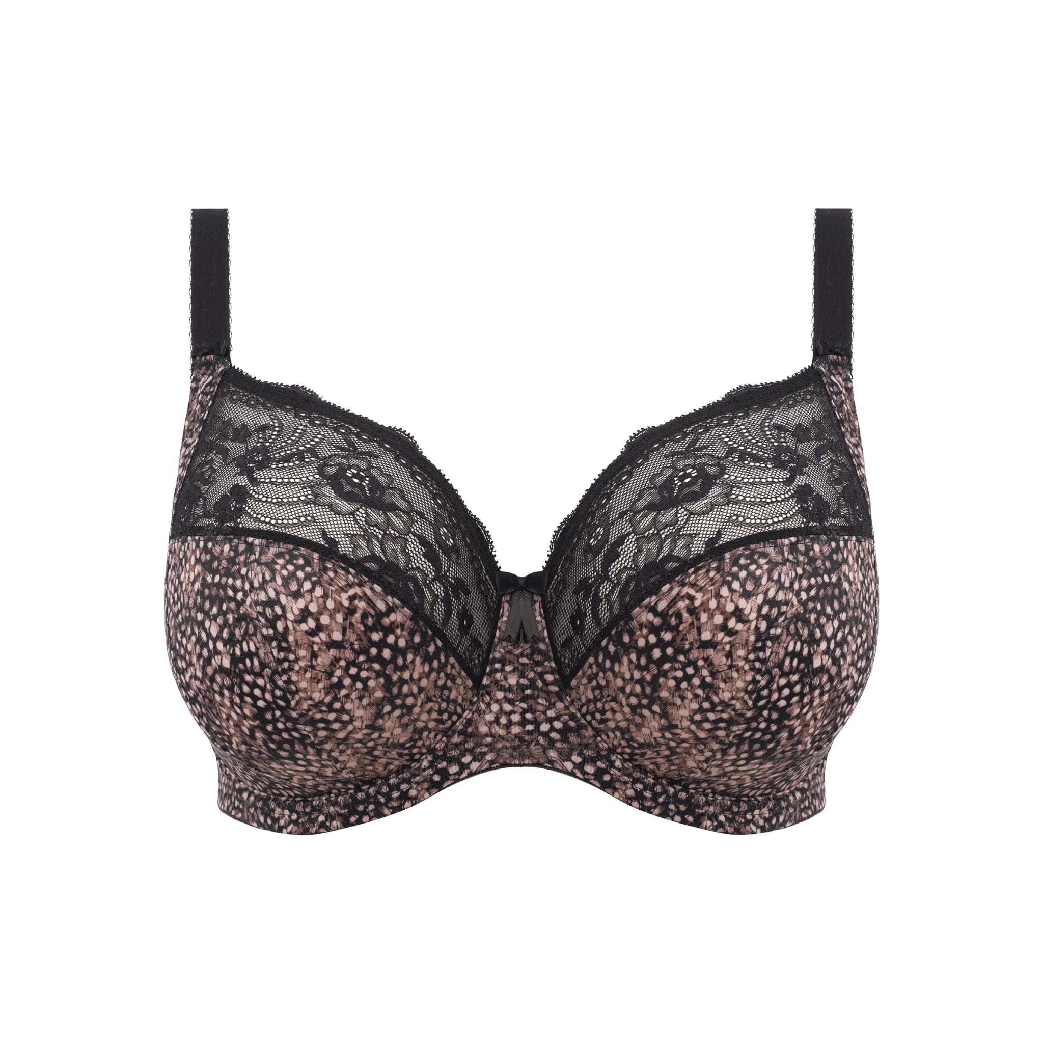 Elomi Morgan Stretch Banded Bra in Ebony - Cut Out